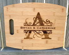 Load image into Gallery viewer, Bamboo Engraved Cutting Board - Personalized
