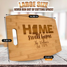Load image into Gallery viewer, Bamboo Engraved Cutting Board - Personalized
