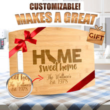 Load image into Gallery viewer, Bamboo Engraved Cutting Board - Personalized
