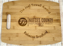 Load image into Gallery viewer, Bamboo Engraved Cutting Board - Personalized
