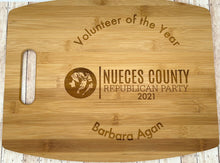 Load image into Gallery viewer, Bamboo Engraved Cutting Board - Personalized
