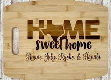 Load image into Gallery viewer, Bamboo Engraved Cutting Board - Personalized
