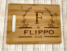 Load image into Gallery viewer, Bamboo Engraved Cutting Board - Personalized
