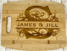 Load image into Gallery viewer, Bamboo Engraved Cutting Board - Personalized
