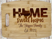 Load image into Gallery viewer, Bamboo Engraved Cutting Board - Personalized
