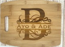 Load image into Gallery viewer, Bamboo Engraved Cutting Board - Personalized
