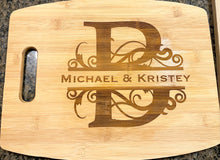 Load image into Gallery viewer, Bamboo Engraved Cutting Board - Personalized
