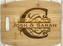 Load image into Gallery viewer, Bamboo Engraved Cutting Board - Personalized
